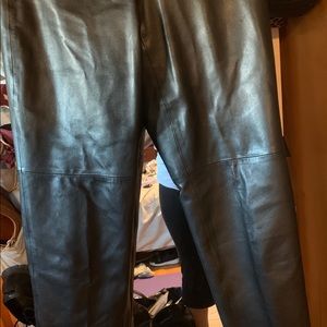 Liz Claiborne 100% Leather Pants.